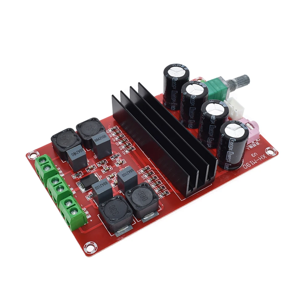 XH-M190 TDA3116D2 high-power digital amplifier board TPA3116 two-channel/way Amplifiers module 12V-24V
XH-M190 TDA3116D2 high-power digital amplifier board TPA3116 two-channel/way Amplifiers module 12V-24V