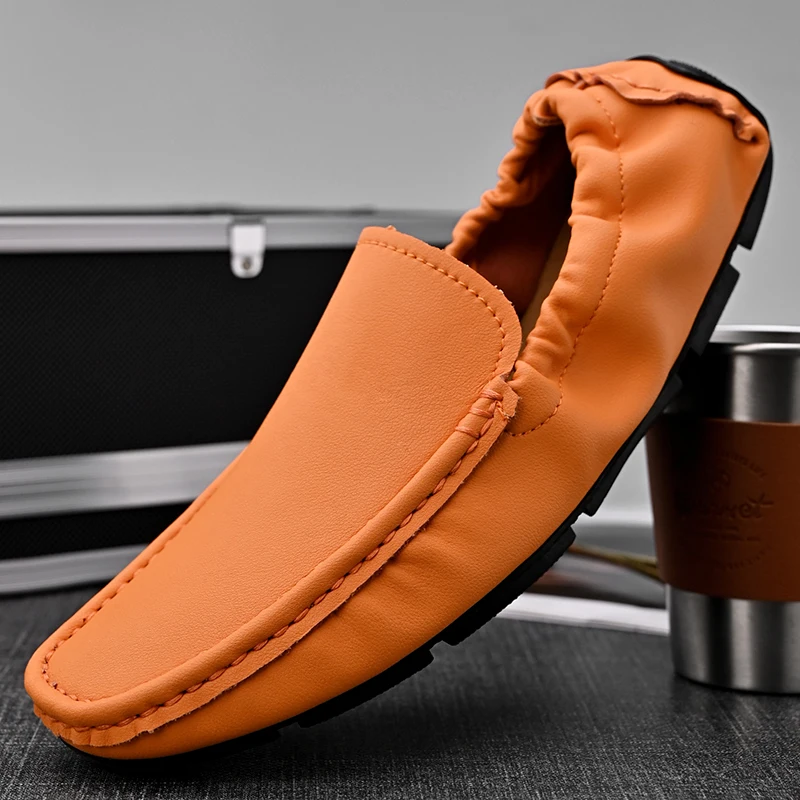 Genuine Leather Men Business Shoes Versatile Man Loafers Comfy Moccasins Soft Driving Flats Handmade Slip-On Men Casual Footwear
Genuine Leather Men Business Shoes Versatile Man Loafers Comfy Moccasins Soft Driving Flats Handmade Slip-On Men Casual Footwear