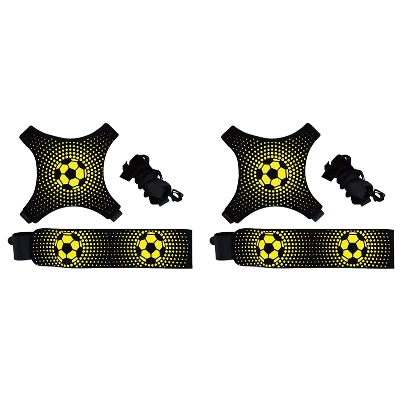 

2X Soccer Ball Training Belt, Football Kick Throw Solo Practice Training Aid Control Skills Adjustable Belt For Kids