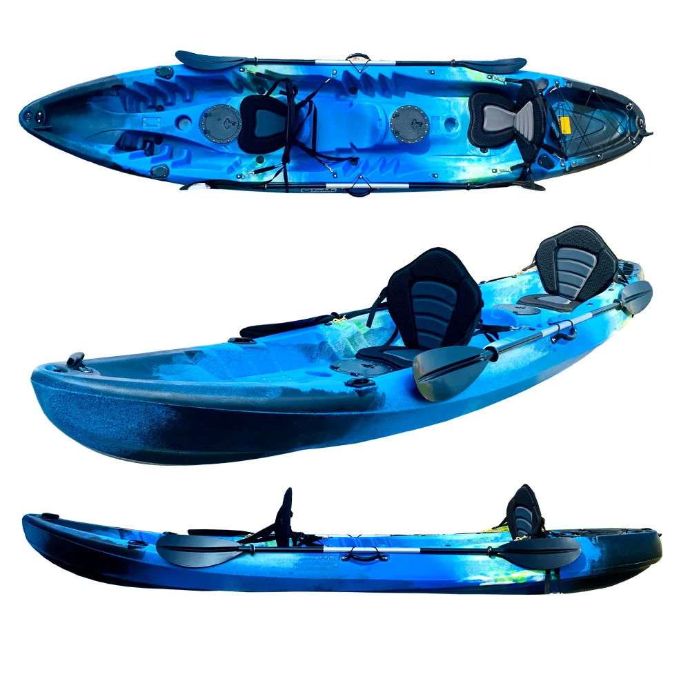 

Motorized Kayak For Tandem 2 Person Paddle Kayak Fishing For Recreational And Racing