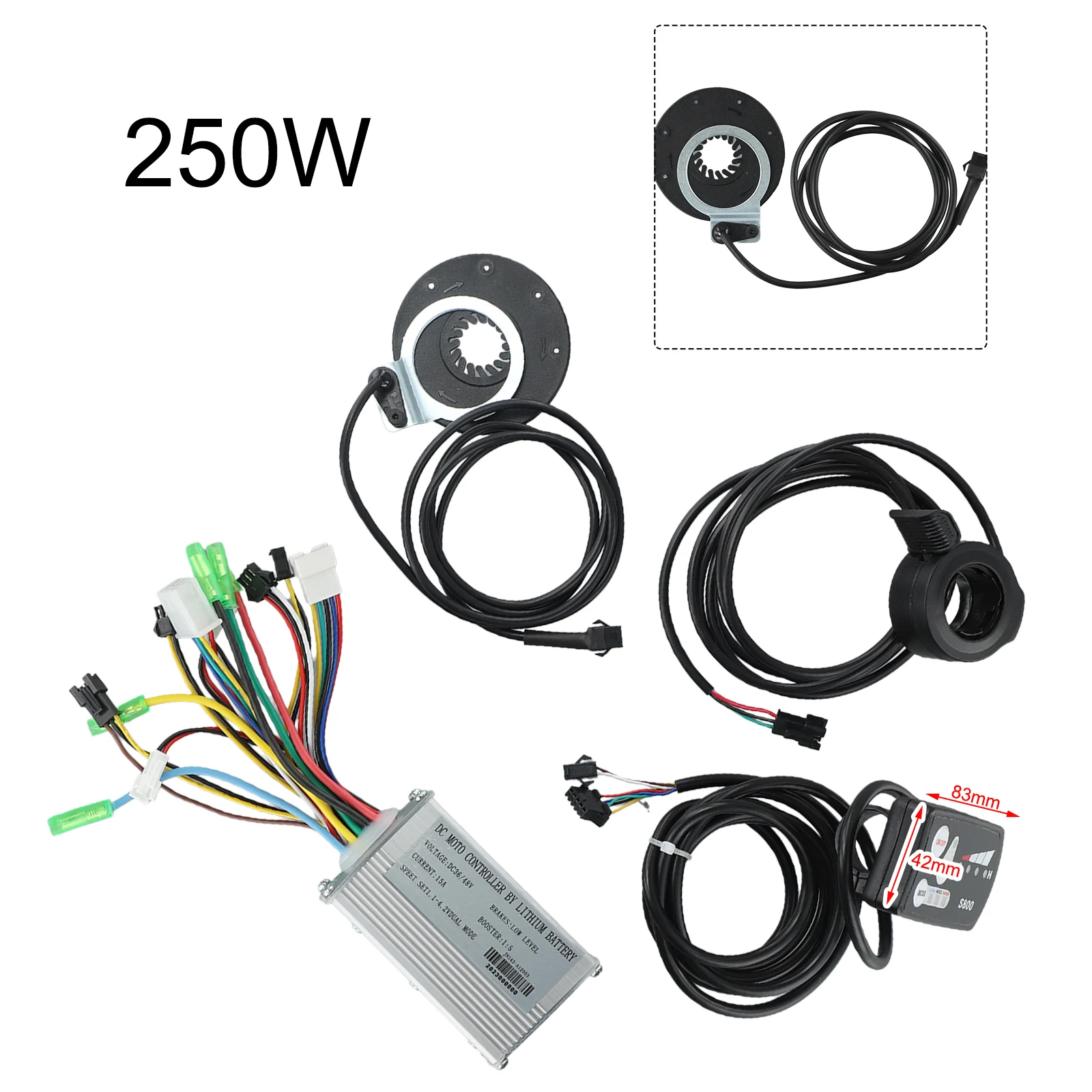 Motor Controller Panel Kits 36/48V 42*83mm E-Bike Brushless Panel Scooter Speed Motor Controller Wire Length:125cm High Quality
Motor Controller Panel Kits 36/48V 42*83mm E-Bike Brushless Panel Scooter Speed Motor Controller Wire Length:125cm High Quality