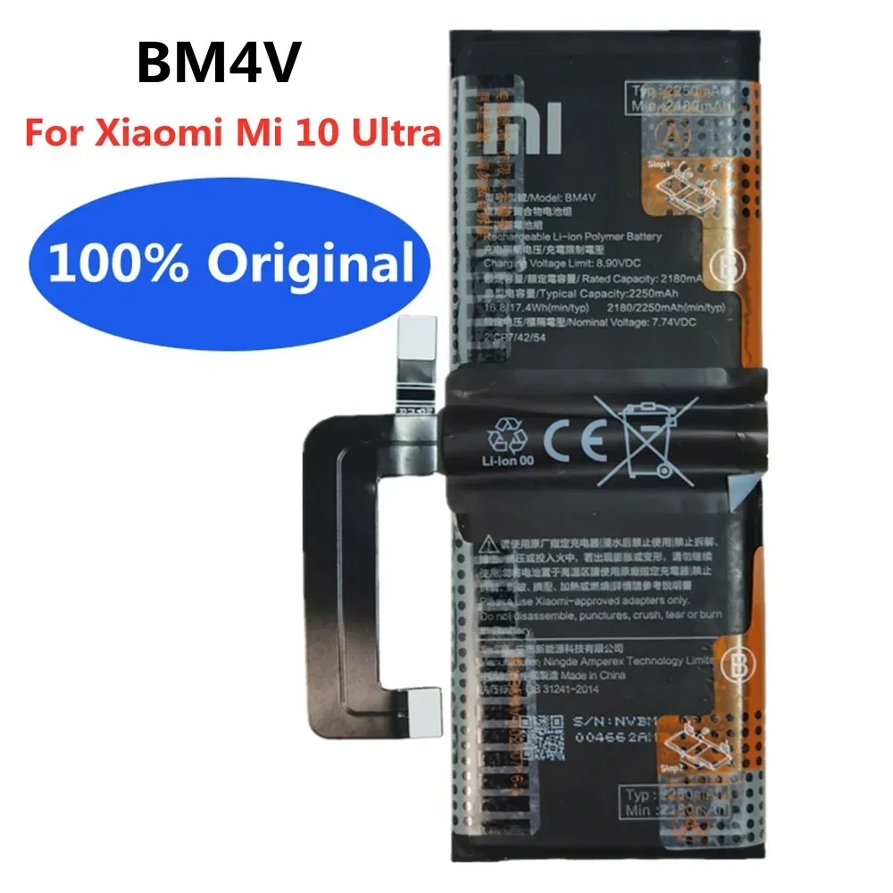 4500 мА/ч BM4V 100% Оригинальный аккумулятор для Xiaomi Mi 10 Ultra Mi10 Ultra 10 Ultra Высококачественный аккумулятор + Инструменты
4500 мА/ч BM4V 100% Оригинальный аккумулятор для Xiaomi Mi 10 Ultra Mi10 Ultra 10 Ultra Высококачественный аккумулятор + Инструменты