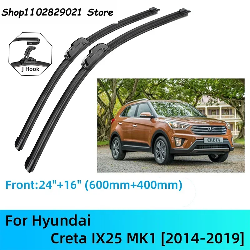 For Hyundai Creta IX25 MK1 Front Rear Wiper Blades Brushes Cutter Accessories J U Hook 2014-2019 2014 2015 2016 2017 2018 2019
For Hyundai Creta IX25 MK1 Front Rear Wiper Blades Brushes Cutter Accessories J U Hook 2014-2019 2014 2015 2016 2017 2018 2019