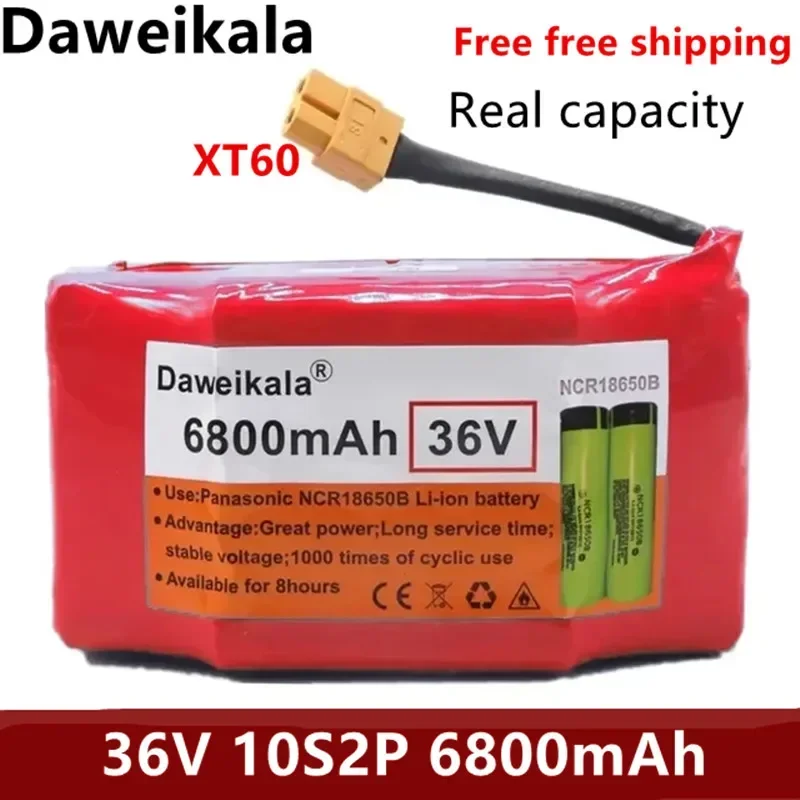 2024.Large capacity lithium battery for electric skateboards, 10S2P lithium-ion battery pack, 36V, 6.8Ah, 100% original
2024.Large capacity lithium battery for electric skateboards, 10S2P lithium-ion battery pack, 36V, 6.8Ah, 100% original