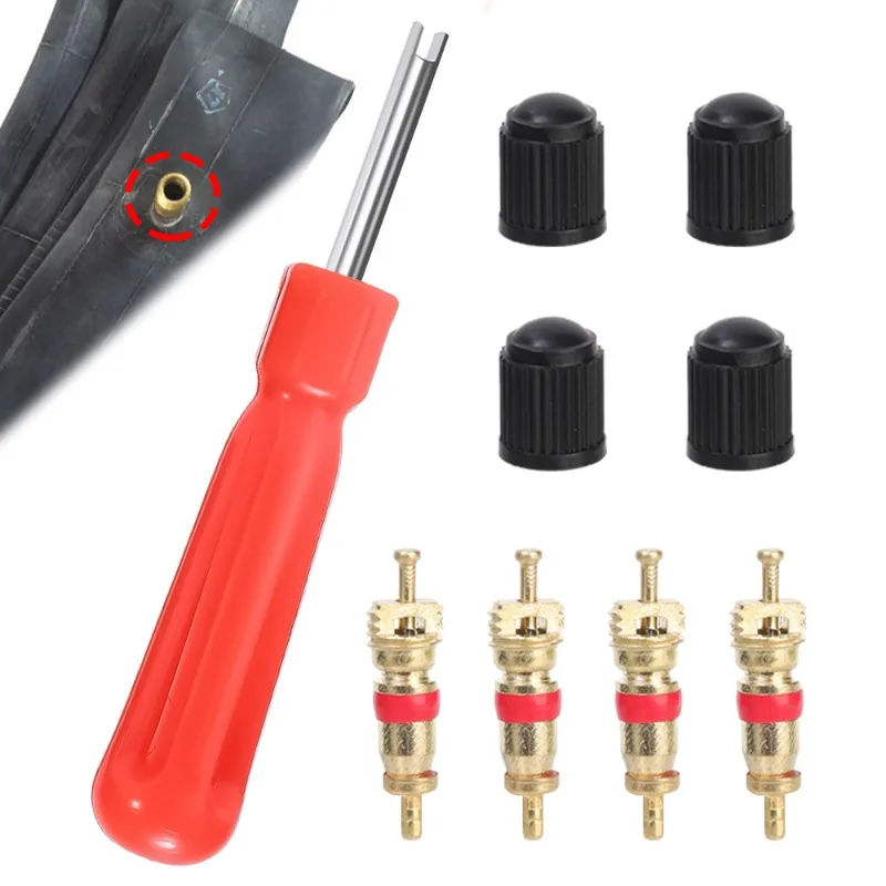 Tire Valve Core Removal Tool Tire Valve Core Wrench Spanner with Tire Caps Valve Stem Puller Accessories for Car Bicycle Tools
Tire Valve Core Removal Tool Tire Valve Core Wrench Spanner with Tire Caps Valve Stem Puller Accessories for Car Bicycle Tools