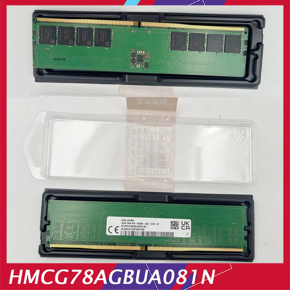 1 шт., Стик памяти HMCG78AGBUA081N HMCG78AGBUA084N для SK Hynix 16 Гб RAM 1Rx8 DDR5 5600B PC5-5600B mm
1 шт., Стик памяти HMCG78AGBUA081N HMCG78AGBUA084N для SK Hynix 16 Гб RAM 1Rx8 DDR5 5600B PC5-5600B mm