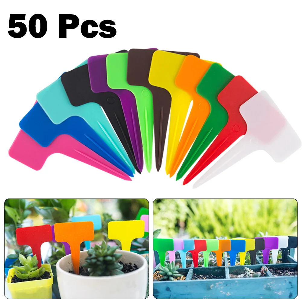 50pcs Gardening T-Shaped Plastic Label Plant Tag Waterproof Writing Card Seedling Marking Garden Multicolor Labels Plants Sign
50pcs Gardening T-Shaped Plastic Label Plant Tag Waterproof Writing Card Seedling Marking Garden Multicolor Labels Plants Sign