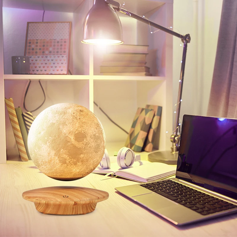 LED Maglev Night Light Creative Home Moon Lamp Decoration USB Powered Indoor Lighting Planet Bedside Table Lamps Children's Gift
LED Maglev Night Light Creative Home Moon Lamp Decoration USB Powered Indoor Lighting Planet Bedside Table Lamps Children's Gift