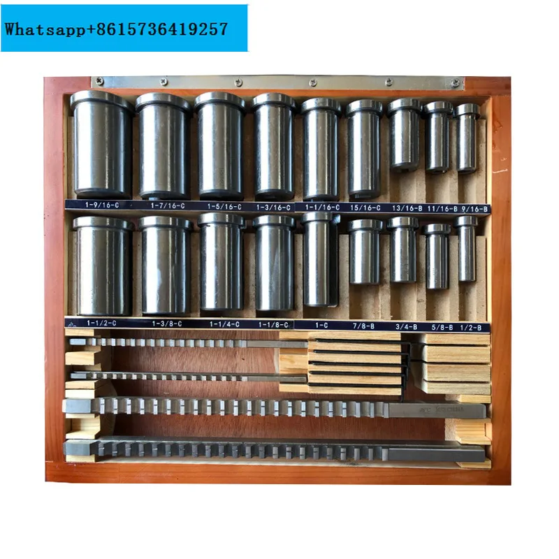 30pcs Inch Sized HSS Groove keyway broach broaches set key broaching tools tool 5pcs 1/2''-1-1/2''18pcs Bushings 7pcs Shims
30pcs Inch Sized HSS Groove keyway broach broaches set key broaching tools tool 5pcs 1/2''-1-1/2''18pcs Bushings 7pcs Shims