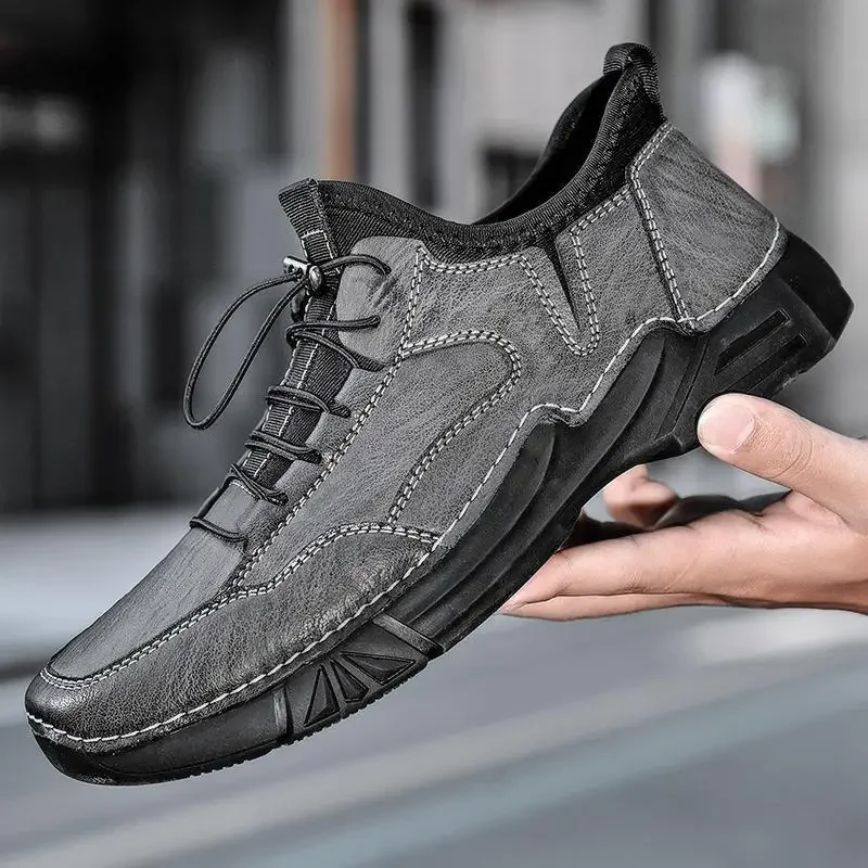 Single Layer Calf Leather Shoes Men's Summer Genuine Leather Breathable Lightweight Soft Sole Loafers Korean Style Trendy round
Single Layer Calf Leather Shoes Men's Summer Genuine Leather Breathable Lightweight Soft Sole Loafers Korean Style Trendy round