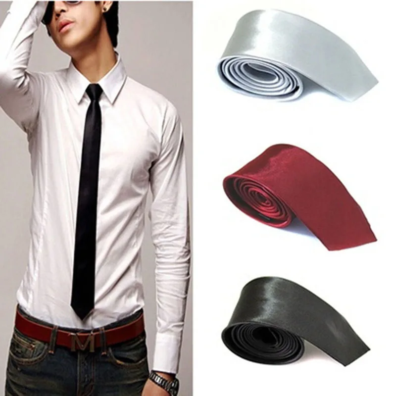 Fashion Elegant Solid Color Necktie For Men Casual Slim Plain Mens Solid Skinny Neck Party Wedding Tie Silk Neckties
Fashion Elegant Solid Color Necktie For Men Casual Slim Plain Mens Solid Skinny Neck Party Wedding Tie Silk Neckties