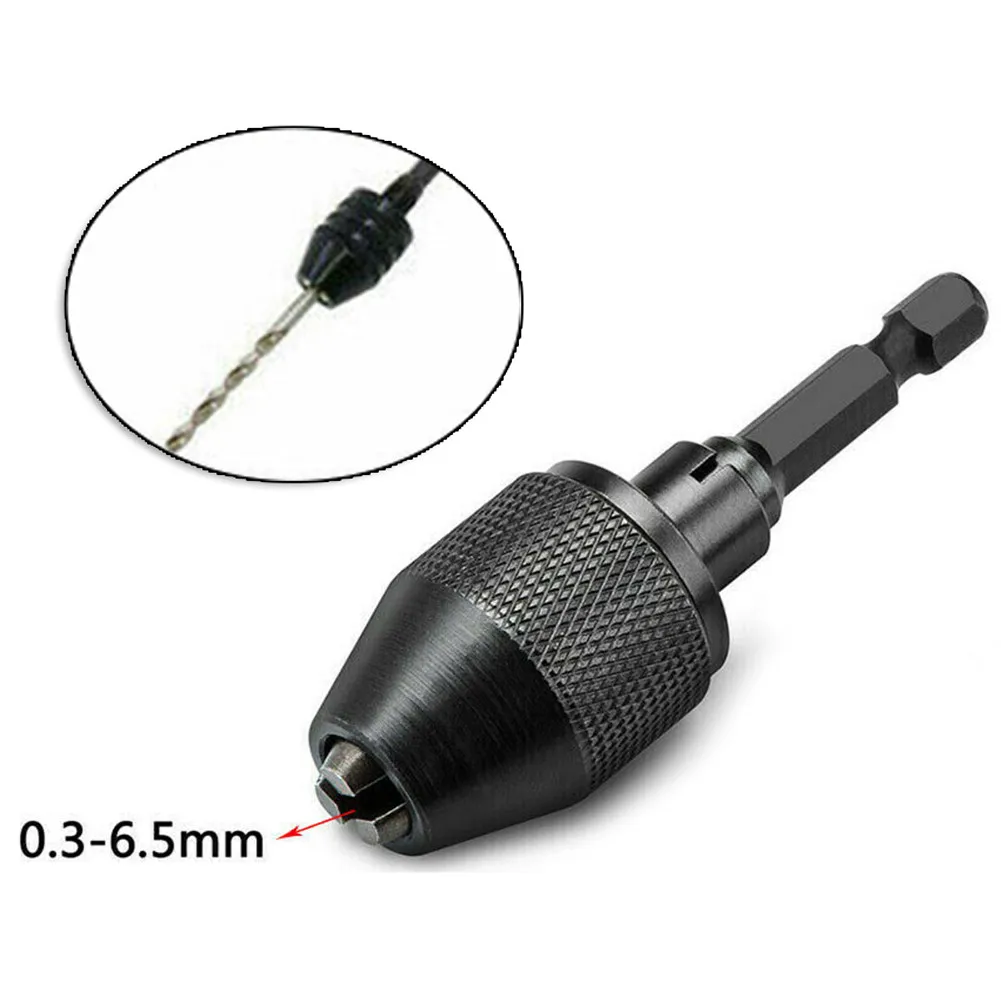 Quick Release Drill Chuck Shank Universal Black Conversion Driver For Power Tools Keyless Quick Change 0.3-3.6mm
Quick Release Drill Chuck Shank Universal Black Conversion Driver For Power Tools Keyless Quick Change 0.3-3.6mm