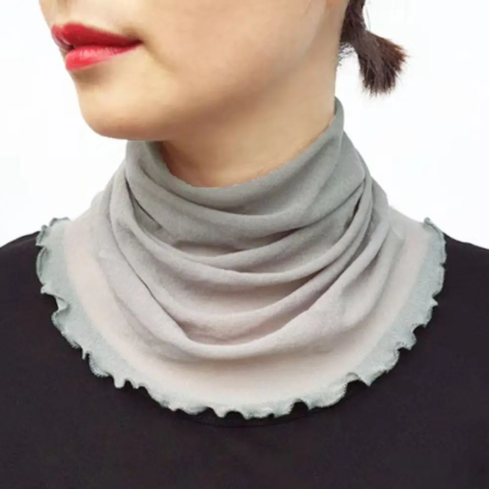 Soft Silk Scarf Fashion Polyester Spring False Collar Breathable Sun Protection Neck Guard Women
Soft Silk Scarf Fashion Polyester Spring False Collar Breathable Sun Protection Neck Guard Women