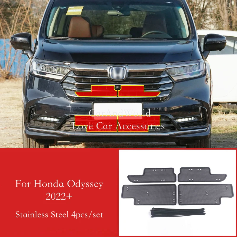 Car Middle Insect Screening Mesh Front Grille Insert Net Anti-mosquito Dust Cover Trims Accessories For Honda Odyssey 2015-2022
Car Middle Insect Screening Mesh Front Grille Insert Net Anti-mosquito Dust Cover Trims Accessories For Honda Odyssey 2015-2022