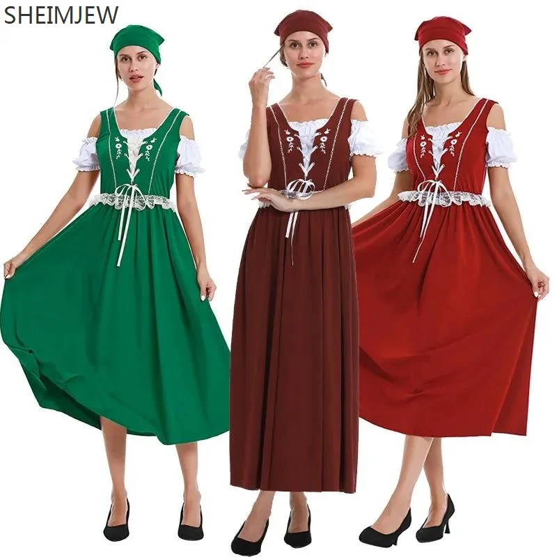 Sexy Beer Clothing Traditional Bavarian Beer Dirndl Dress With Scarf Oktoberfest Bar Girl Waiter Cosplay Dresses Carnival Outfit
Sexy Beer Clothing Traditional Bavarian Beer Dirndl Dress With Scarf Oktoberfest Bar Girl Waiter Cosplay Dresses Carnival Outfit