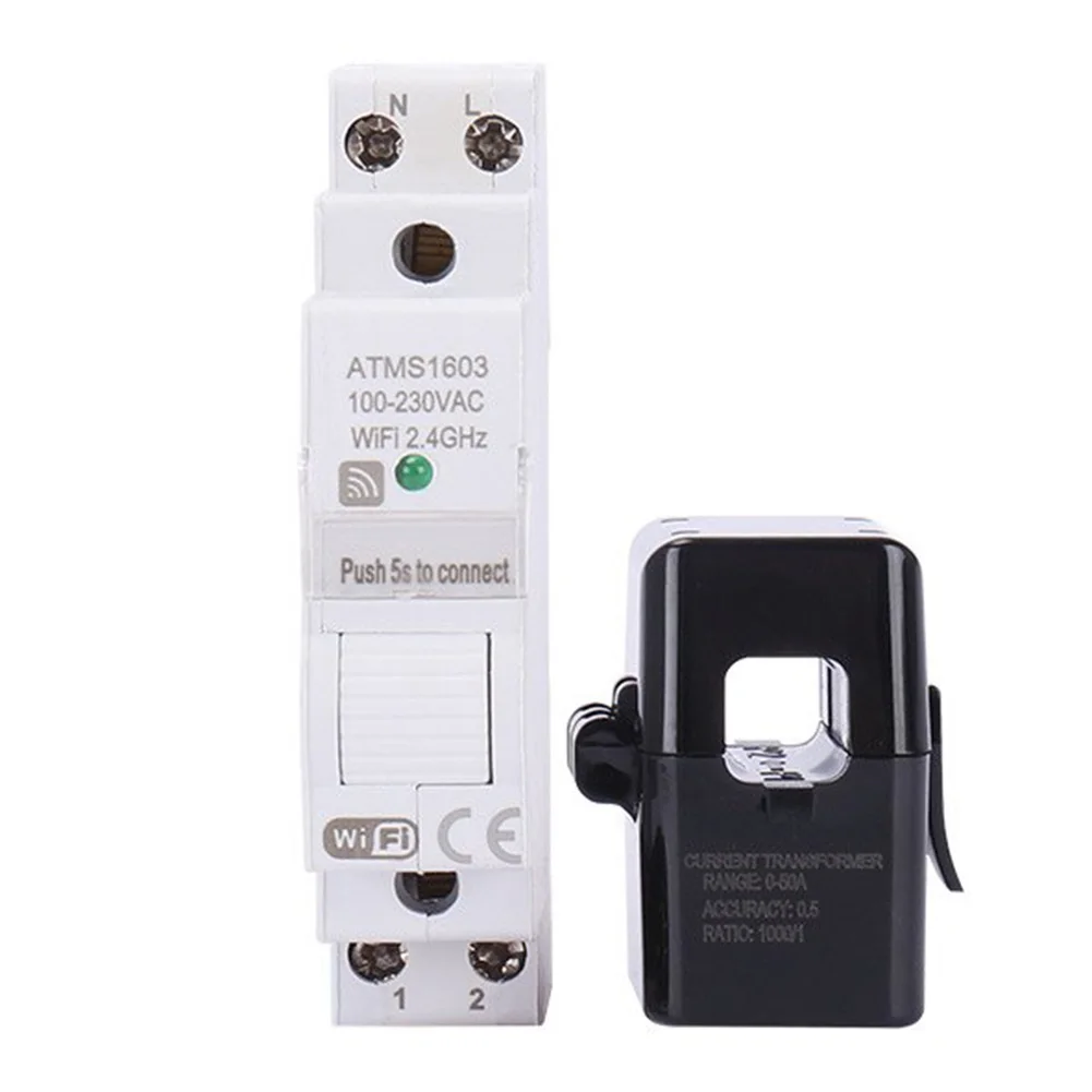 50/60 Hz Smart WiFi Single-Phase Energy Meter For Home Measures Power Consumption Energy Power Meter Smart Life
50/60 Hz Smart WiFi Single-Phase Energy Meter For Home Measures Power Consumption Energy Power Meter Smart Life