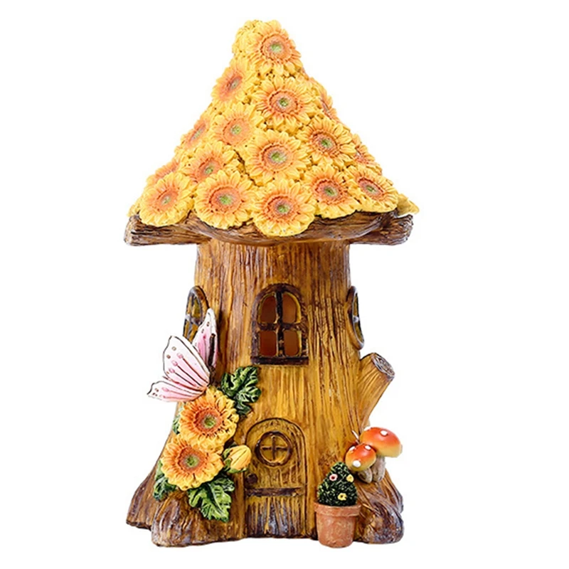 New Fairy Garden House Solar Garden Statue Sculpture Outdoor Miniature Statue Tree House Decoration Lawn Yard Decoration
New Fairy Garden House Solar Garden Statue Sculpture Outdoor Miniature Statue Tree House Decoration Lawn Yard Decoration