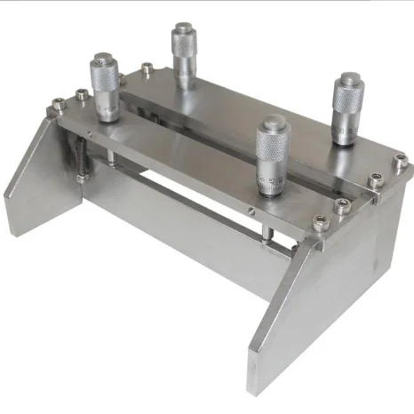 Double Blade Micrometer Film Applicator With Width of 150 mm (Film casting doctor blade) - EQ-Se-KTQ-150D
Double Blade Micrometer Film Applicator With Width of 150 mm (Film casting doctor blade) - EQ-Se-KTQ-150D