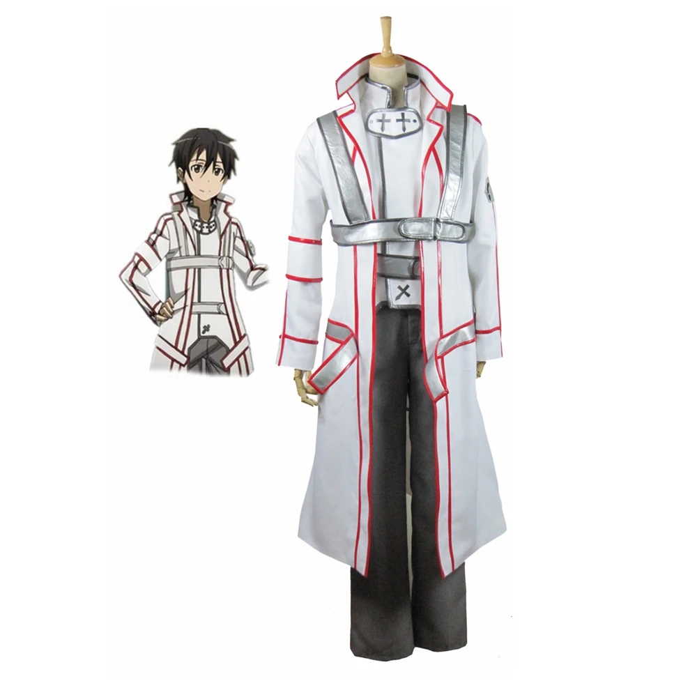Unisex Anime Cos Sword Art Online SAO Kirito Kirigaya Kazuto Cosplay Costumes Outfit Halloween Christmas Uniform Custom Size
Unisex Anime Cos Sword Art Online SAO Kirito Kirigaya Kazuto Cosplay Costumes Outfit Halloween Christmas Uniform Custom Size