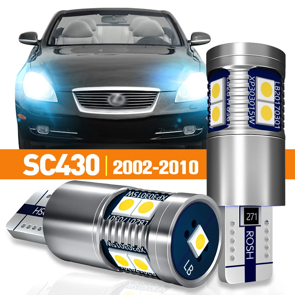 2pcs LED Parking Clearance Light For Lexus SC430 2002 2003 2004 2005 2006 2007 2008 2009 2010 Accessories Canbus Lamp
2pcs LED Parking Clearance Light For Lexus SC430 2002 2003 2004 2005 2006 2007 2008 2009 2010 Accessories Canbus Lamp