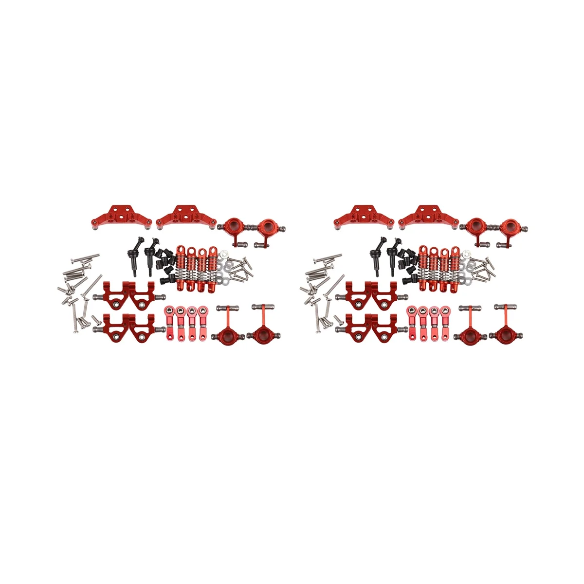2X Metal Full Set Upgrade Parts Shock Absorber for Wltoys 1/28 K969 K979 K989 K999 P929 P939 Rc Car Parts,Red
2X Metal Full Set Upgrade Parts Shock Absorber for Wltoys 1/28 K969 K979 K989 K999 P929 P939 Rc Car Parts,Red