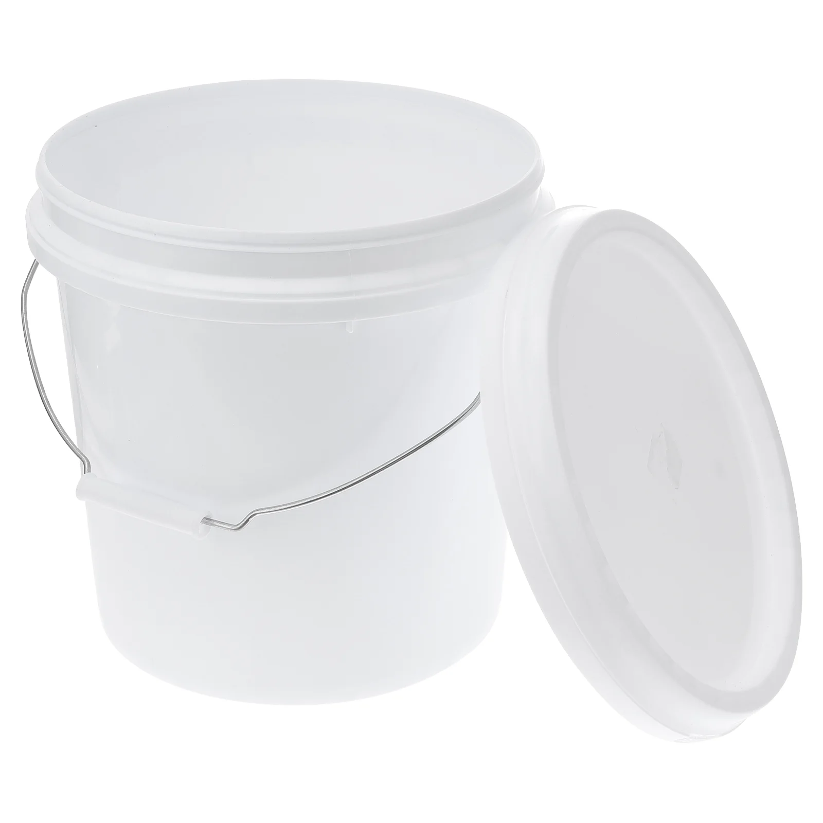 Bucket Plastic Pail White Buckets Water Gallon Pails Handle Lid Can Ice Storage Industrial Empty Oil Heavy Duty Cans Camping
Bucket Plastic Pail White Buckets Water Gallon Pails Handle Lid Can Ice Storage Industrial Empty Oil Heavy Duty Cans Camping