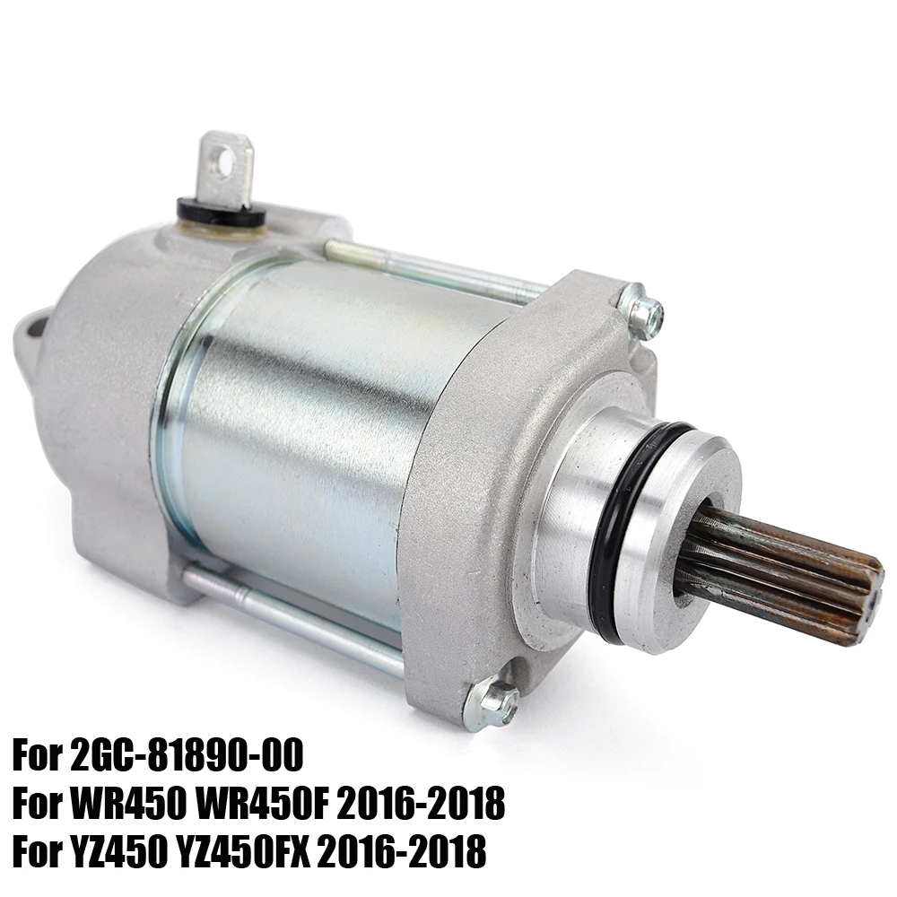 Starter Motor for Yamaha WR450F YZ450FX 2016 2017 2018 2GC-81890-00 WR 450F YZ 450FX / WR450 YZ450
Starter Motor for Yamaha WR450F YZ450FX 2016 2017 2018 2GC-81890-00 WR 450F YZ 450FX / WR450 YZ450