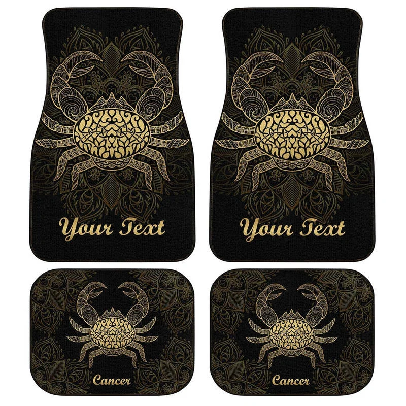 Personalized Cancer Car Floor Mats Custom Zodiac Sign Cancer Car Accessories Gifts Idea 4PCs Pack
Personalized Cancer Car Floor Mats Custom Zodiac Sign Cancer Car Accessories Gifts Idea 4PCs Pack