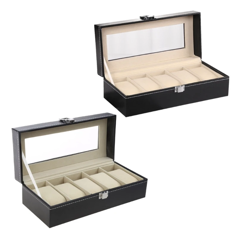 Fashion Watch Box Glass Top Metal Hinge Large Holder PU Leather Watch Storage for Case Jewelry Box for Men Wom
Fashion Watch Box Glass Top Metal Hinge Large Holder PU Leather Watch Storage for Case Jewelry Box for Men Wom