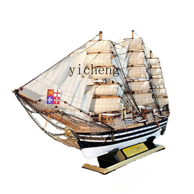 ZC Smooth Wooden Sailboat Model Decoration Large Simulation Solid Wood Boat Finished Craft Boat
ZC Smooth Wooden Sailboat Model Decoration Large Simulation Solid Wood Boat Finished Craft Boat