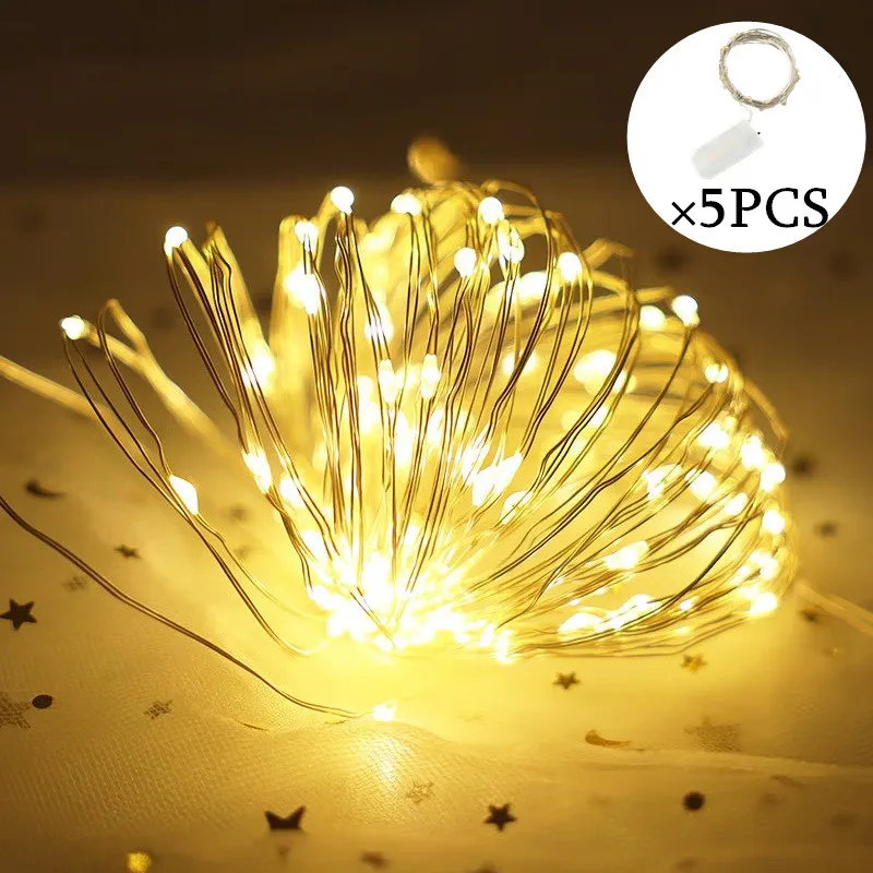 CR2032 Battery for LED Christmas Lamp Copper Wire String Light 5PCS Fairy Garland for Christmas Tree Wedding Party Decoration
CR2032 Battery for LED Christmas Lamp Copper Wire String Light 5PCS Fairy Garland for Christmas Tree Wedding Party Decoration