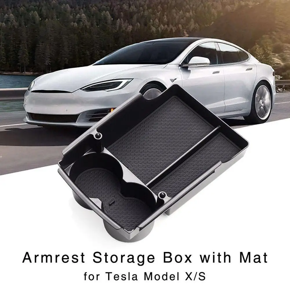 Car Center Console Armrest Storage Box Tray Organizer Anti-slip Mats Storage Tidying for Tesla Model X Model S Car Accessor U9f6
Car Center Console Armrest Storage Box Tray Organizer Anti-slip Mats Storage Tidying for Tesla Model X Model S Car Accessor U9f6