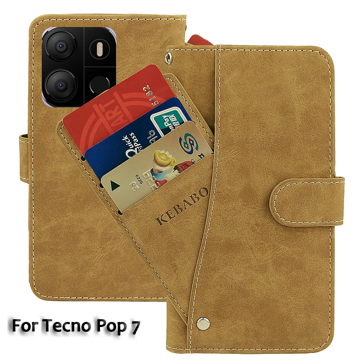 Vintage Leather Wallet Tecno Pop 7 Case 6.6" Flip Luxury Card Slots Cover Magnet Phone Protective Cases Bags
Vintage Leather Wallet Tecno Pop 7 Case 6.6" Flip Luxury Card Slots Cover Magnet Phone Protective Cases Bags