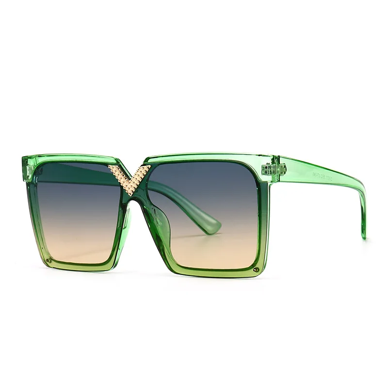 New Fashion Large Frame Sunglasses Conjoined Men's and Women's Sunglasses Trend V-shaped Hollow Toad Mirror
New Fashion Large Frame Sunglasses Conjoined Men's and Women's Sunglasses Trend V-shaped Hollow Toad Mirror