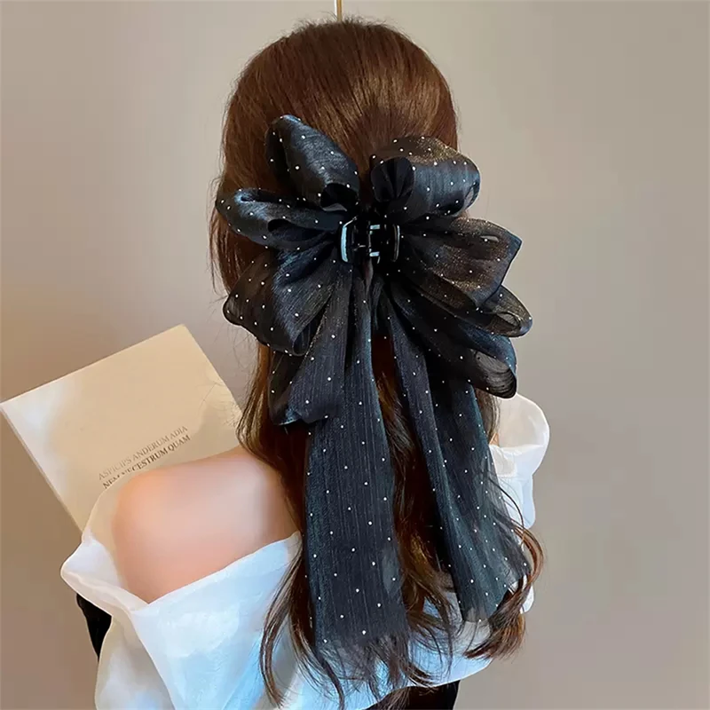 2023 New Hair Claws White Rhinestone Drifting Clouds Grab Clip Polka Dots Super Fairy Elegant Headdress Women Hair Accessories
2023 New Hair Claws White Rhinestone Drifting Clouds Grab Clip Polka Dots Super Fairy Elegant Headdress Women Hair Accessories