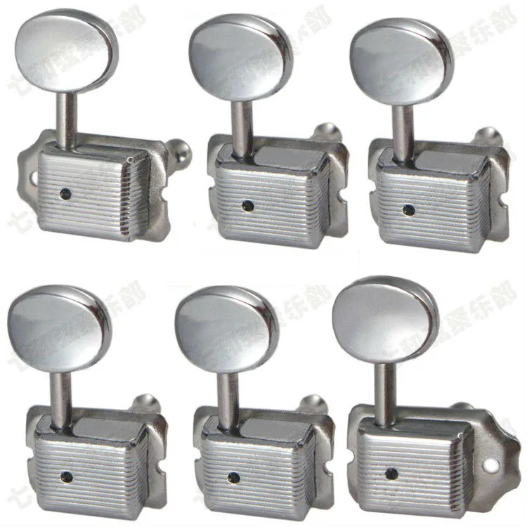 6Pcs Chrome Retro style Guitar String Tuning Pegs/keys,Guitar Tuners Machine Heads buttons for Electric Guitar parts
6Pcs Chrome Retro style Guitar String Tuning Pegs/keys,Guitar Tuners Machine Heads buttons for Electric Guitar parts