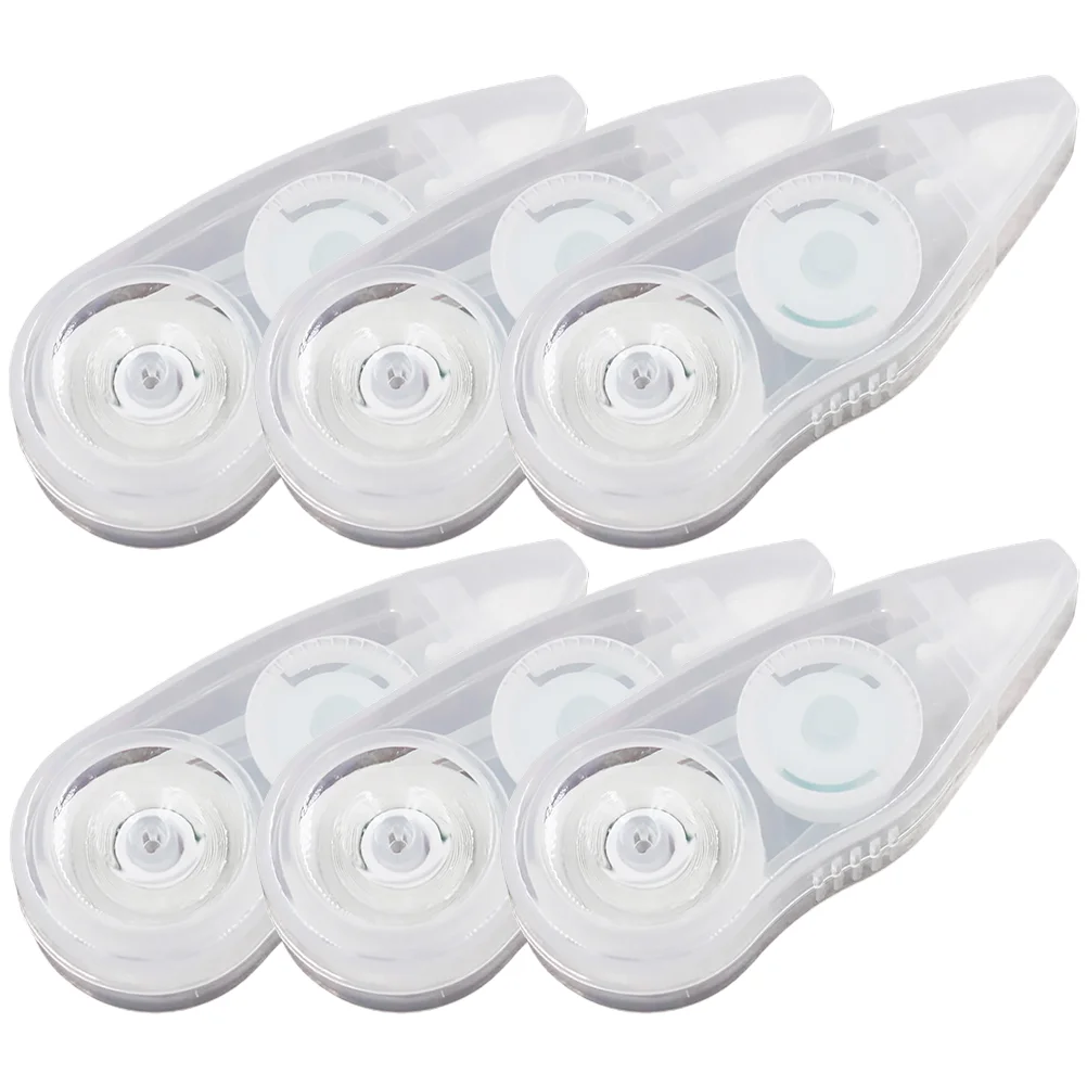 6Pcs Students White-Out Correction Tapes Portable White-Out Tapes Practical Correction Tapes
6Pcs Students White-Out Correction Tapes Portable White-Out Tapes Practical Correction Tapes