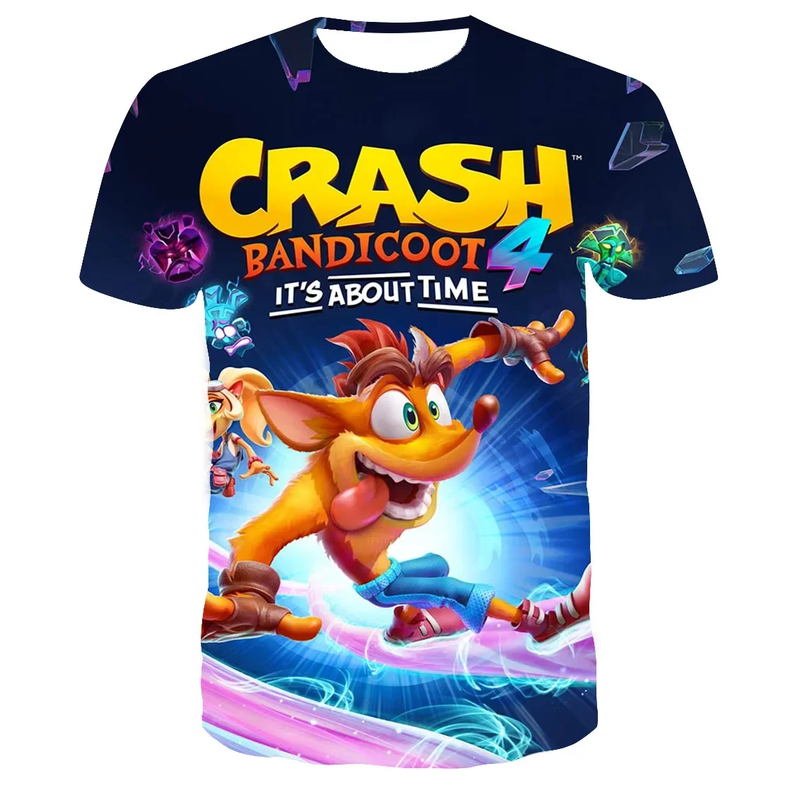 Hot Game Crash BandicootT T-shirt 3D Printed Fashion Loose O Neck Short Sleeve T-shirt Top for Kids Boys and Girls T-shirtsts
Hot Game Crash BandicootT T-shirt 3D Printed Fashion Loose O Neck Short Sleeve T-shirt Top for Kids Boys and Girls T-shirtsts