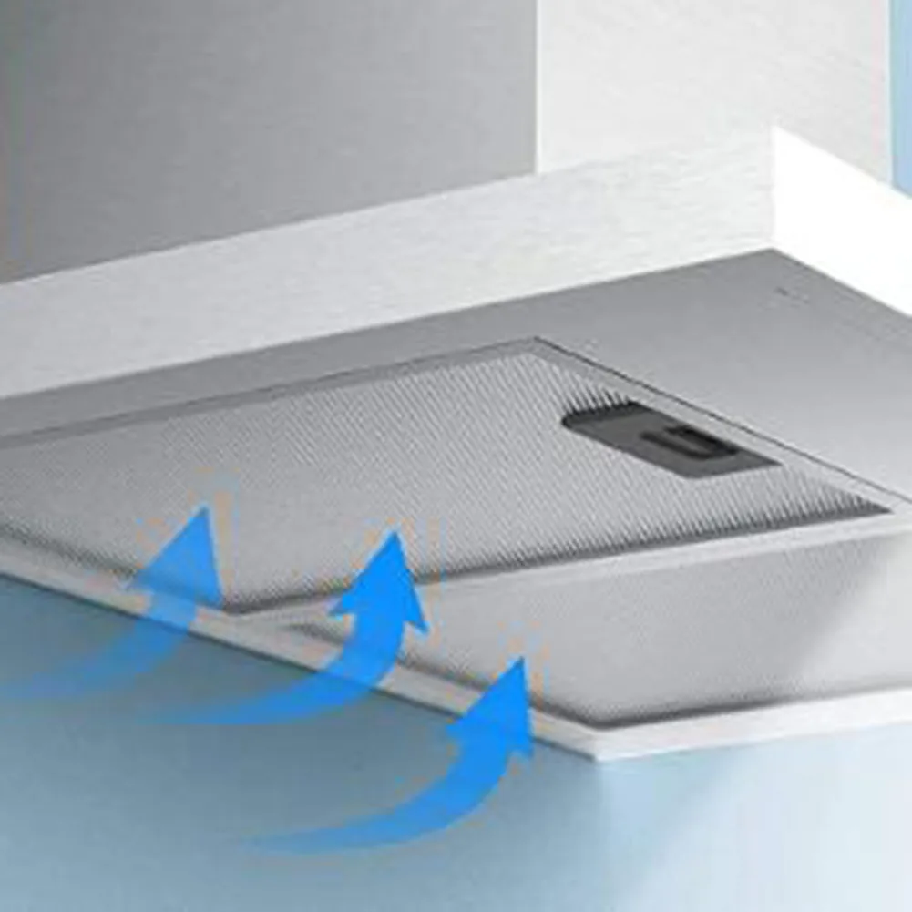 Exhaust Fans Filter Durable Silver Stainless Steel Universal 320x260x9mm 5 Layers Of Aluminized Grease High Quality
Exhaust Fans Filter Durable Silver Stainless Steel Universal 320x260x9mm 5 Layers Of Aluminized Grease High Quality
