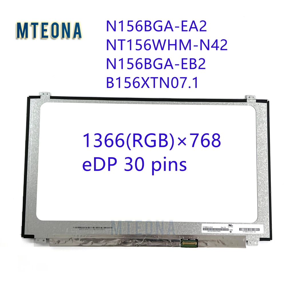 15.6" Slim 30 Pins For Lenovo IdeaPad 330 320 N156BGA-EA2 NT156WHM-N42 B156XTN07.1 N156BGA-EB2 Laptop LED Screen Matrix 1366×768
15.6" Slim 30 Pins For Lenovo IdeaPad 330 320 N156BGA-EA2 NT156WHM-N42 B156XTN07.1 N156BGA-EB2 Laptop LED Screen Matrix 1366×768