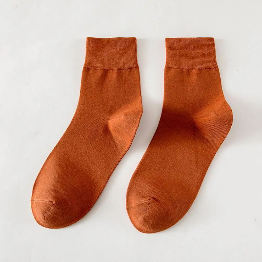 

Elastic Socks High Elasticity Unisex Cotton Socks for Business Sports Breathable Anti-slip Sweat-absorbing Mid-tube Socks