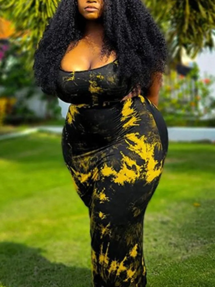 LW Plus Size dresses Tie Dye Cut Out Bodycon Dress summer short sleeve slim maxi dress vestido large size Women's Clothing
LW Plus Size dresses Tie Dye Cut Out Bodycon Dress summer short sleeve slim maxi dress vestido large size Women's Clothing