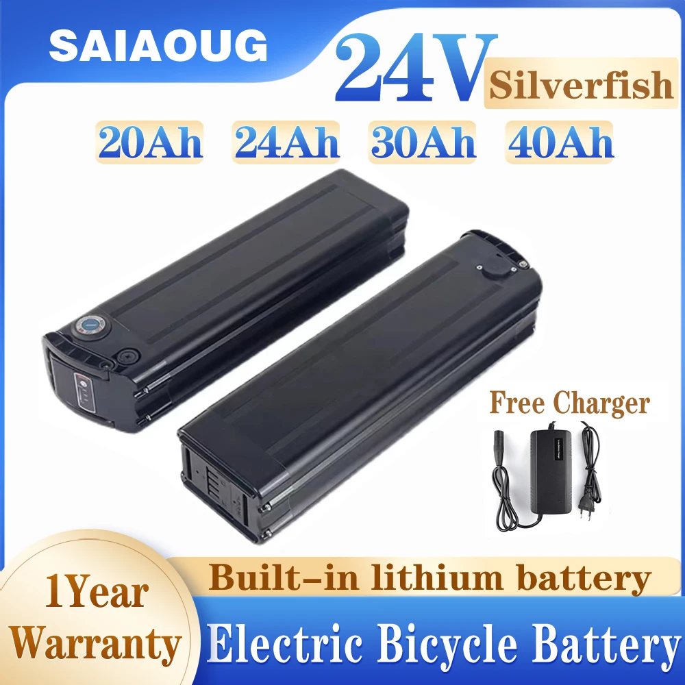 24V 24ah Batterie Lithium Silverfish Battery 36V 35V 40ah Velo Rechargeable 24ah 20ah 30ah 48 52 60 72 Volt Lithium Battery Pack
24V 24ah Batterie Lithium Silverfish Battery 36V 35V 40ah Velo Rechargeable 24ah 20ah 30ah 48 52 60 72 Volt Lithium Battery Pack
