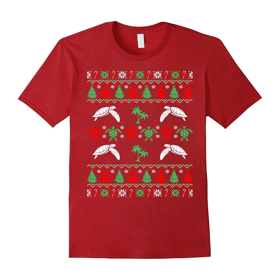 Sea Turtle Ugly Christmas Sweater T-Shirt Men's Cotton Short Sleeve O-Neck T Shirt New S-3XL
Sea Turtle Ugly Christmas Sweater T-Shirt Men's Cotton Short Sleeve O-Neck T Shirt New S-3XL