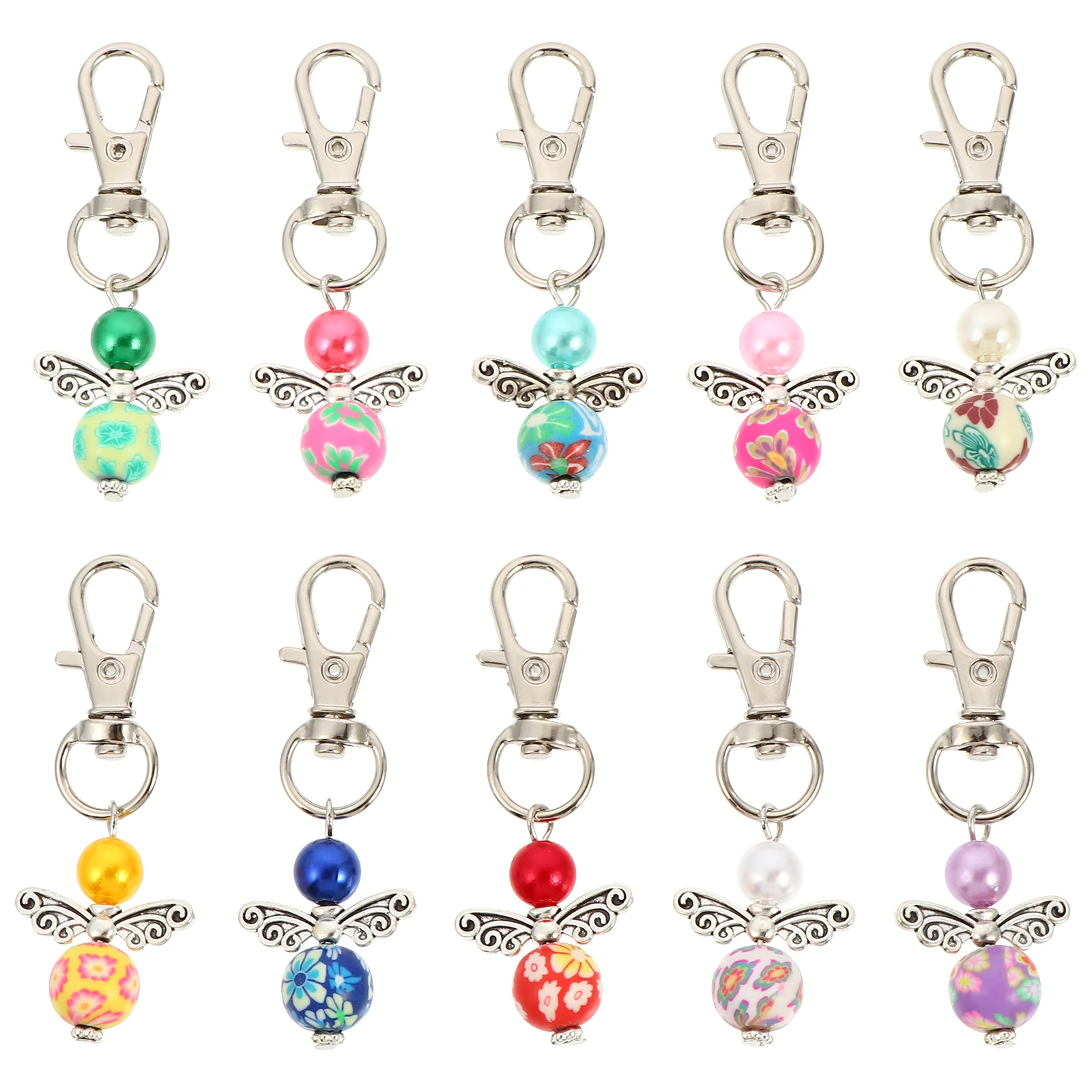 10pcs Angel Pendant Keychain Fashionable Bag Keychain Unique Backpack Keychains
10pcs Angel Pendant Keychain Fashionable Bag Keychain Unique Backpack Keychains