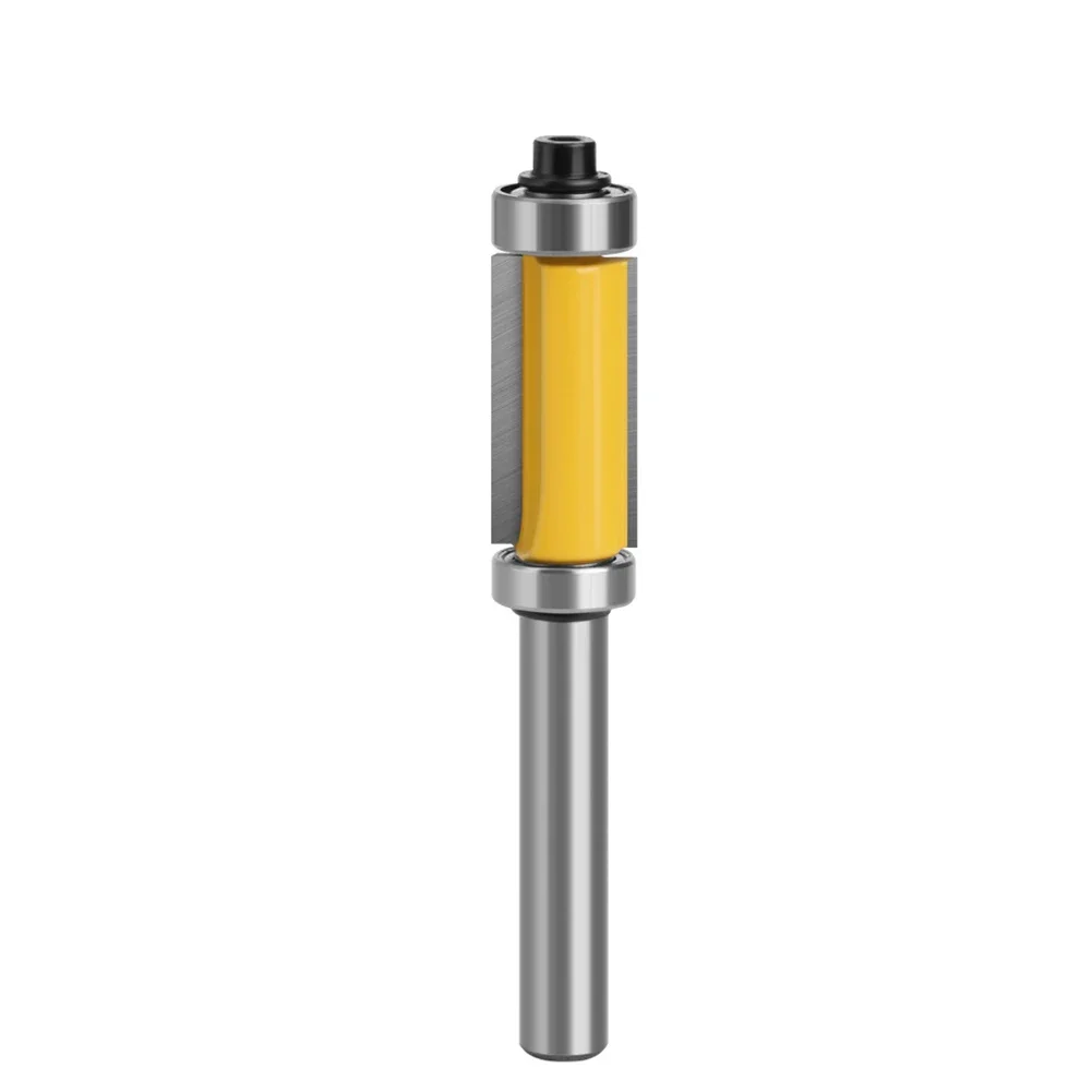 8mm Router Bit Straight Trim Bearing Pattern Carbide Flush Double Bearing High-quality Router Bit 8mm Shank Silver Yellow
8mm Router Bit Straight Trim Bearing Pattern Carbide Flush Double Bearing High-quality Router Bit 8mm Shank Silver Yellow