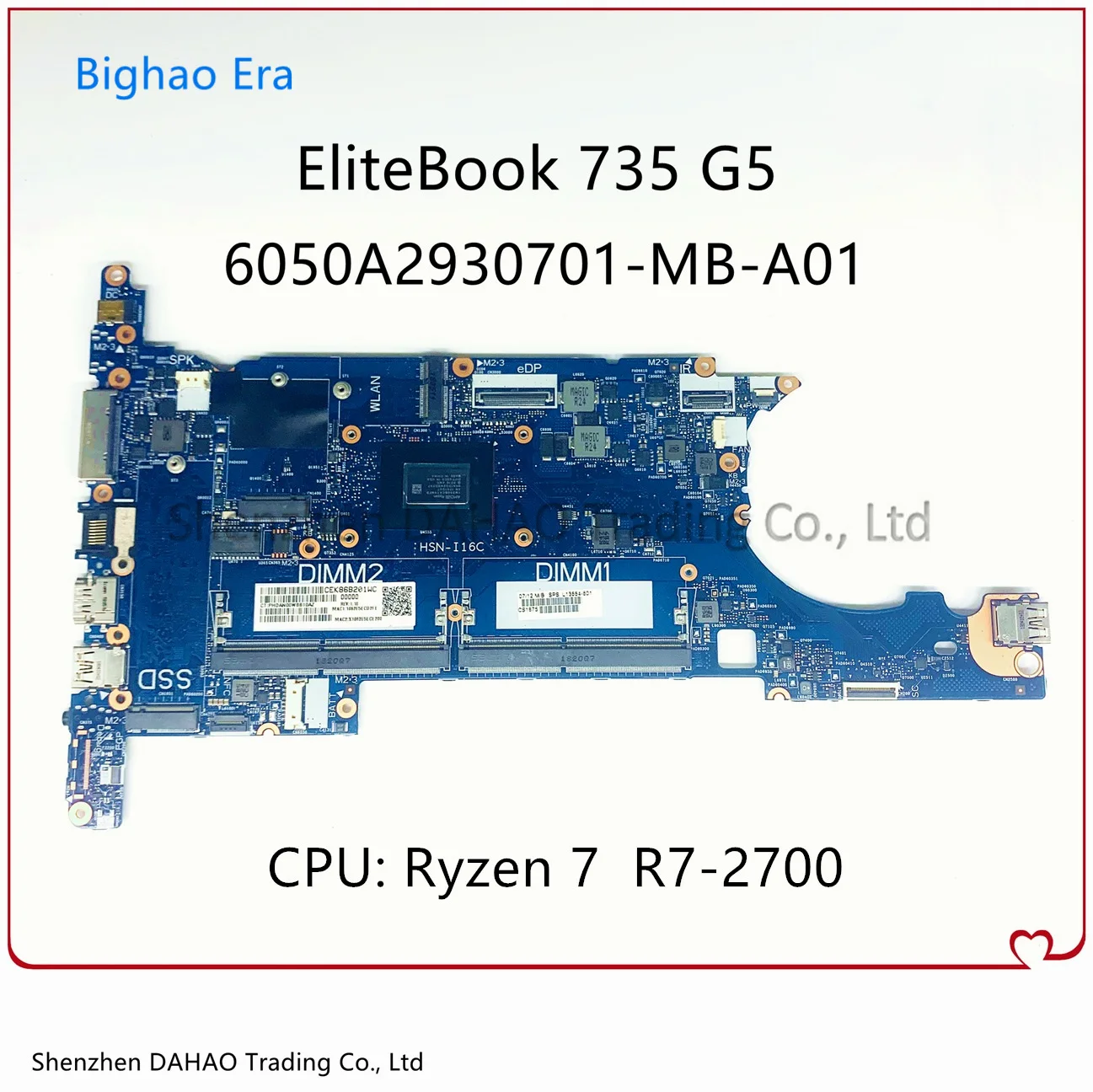 L13665-601 L13665-001 HSN-I16C For HP 735 G5 Laptop Motherboard With Ryzen 7 R7-2700 CPU 6050A2930701-MB-A01 100% Fully Tested 
L13665-601 L13665-001 HSN-I16C For HP 735 G5 Laptop Motherboard With Ryzen 7 R7-2700 CPU 6050A2930701-MB-A01 100% Fully Tested