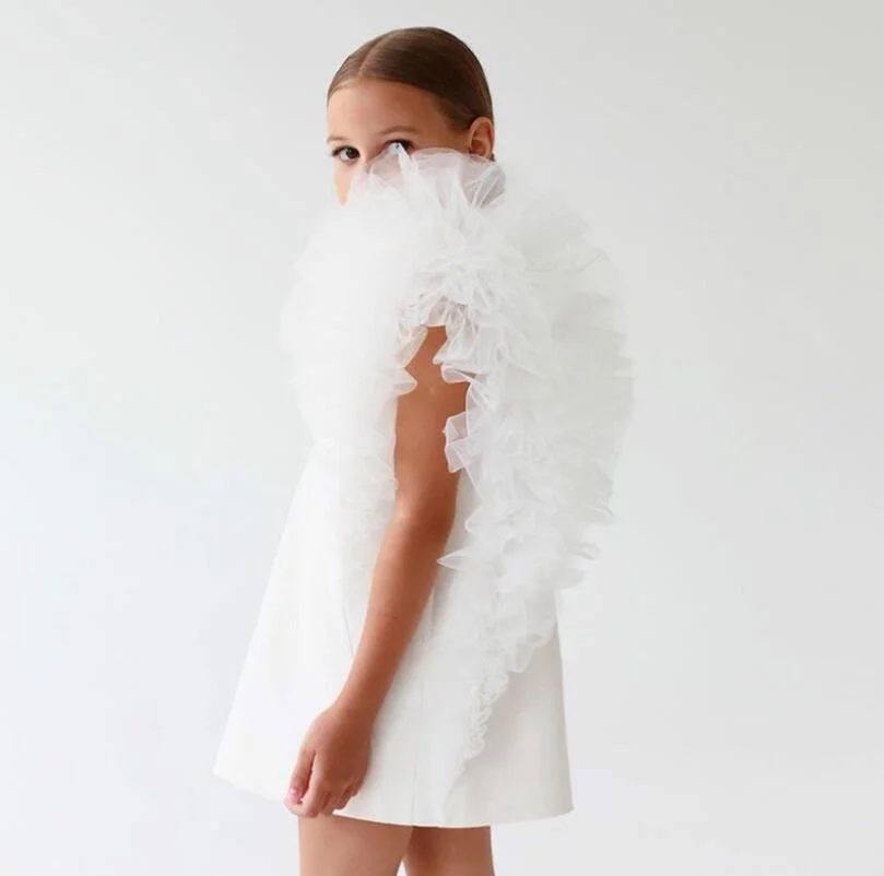 Retail New Baby Girls Boutique Mesh Sleeve Flower Dress, Princess Kids Elegant Solid Party Birthday Dress Holiday 3-8T
Retail New Baby Girls Boutique Mesh Sleeve Flower Dress, Princess Kids Elegant Solid Party Birthday Dress Holiday 3-8T