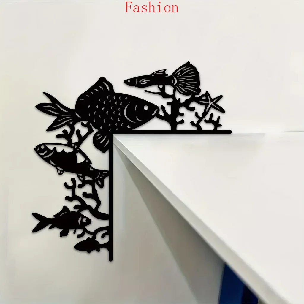 Fish Home Decorative Wall Stickers Door Corner Decoration Door Frame Corner Decoration Art Metal Wall Hanging Background Decor
Fish Home Decorative Wall Stickers Door Corner Decoration Door Frame Corner Decoration Art Metal Wall Hanging Background Decor