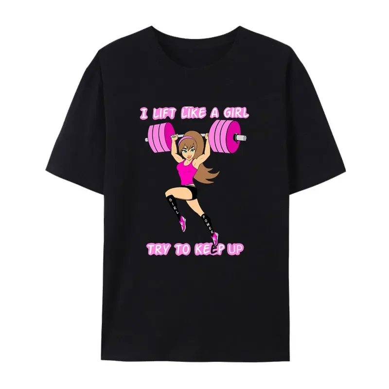 Смешная хлопковая Футболка I Lift Like A Girl, попробуйте надеть, студенческий персонаж, смешная одежда для женщин, популярные повседневные подарочные Топы
Смешная хлопковая Футболка I Lift Like A Girl, попробуйте надеть, студенческий персонаж, смешная одежда для женщин, популярные повседневные подарочные Топы